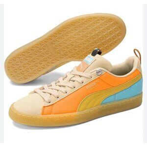 PUMA Shoes Mens Size 10.5 Tan / Orange Suede Carrots Lace Up Sneakers Never Worn
